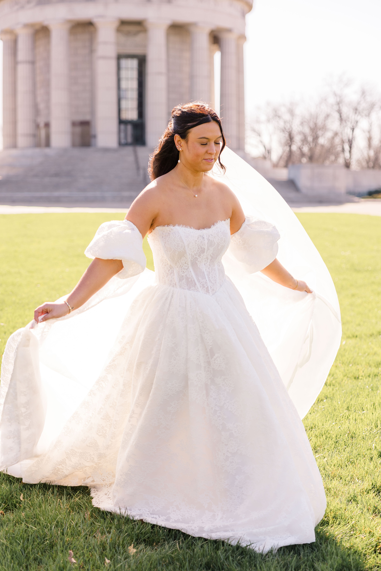 a spring wedding at grand bankquet hall