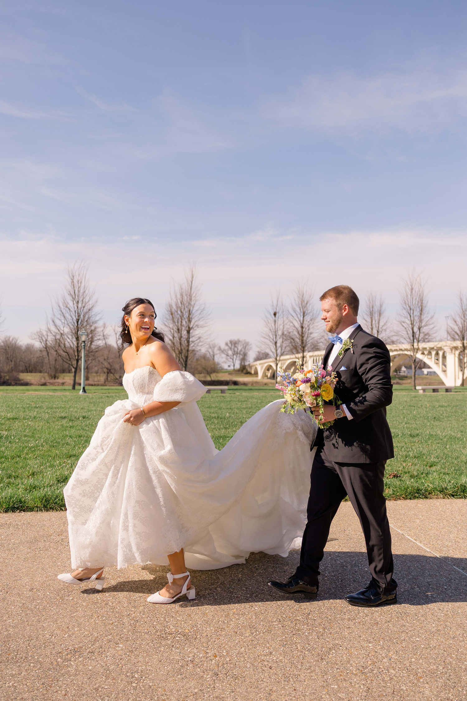 a spring wedding at grand bankquet hall