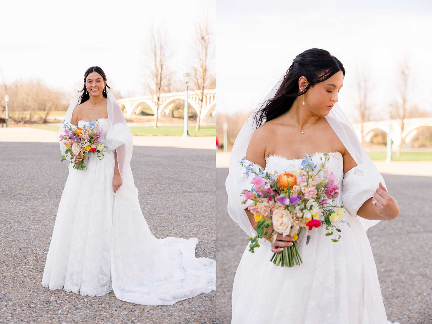 a spring wedding at grand bankquet hall