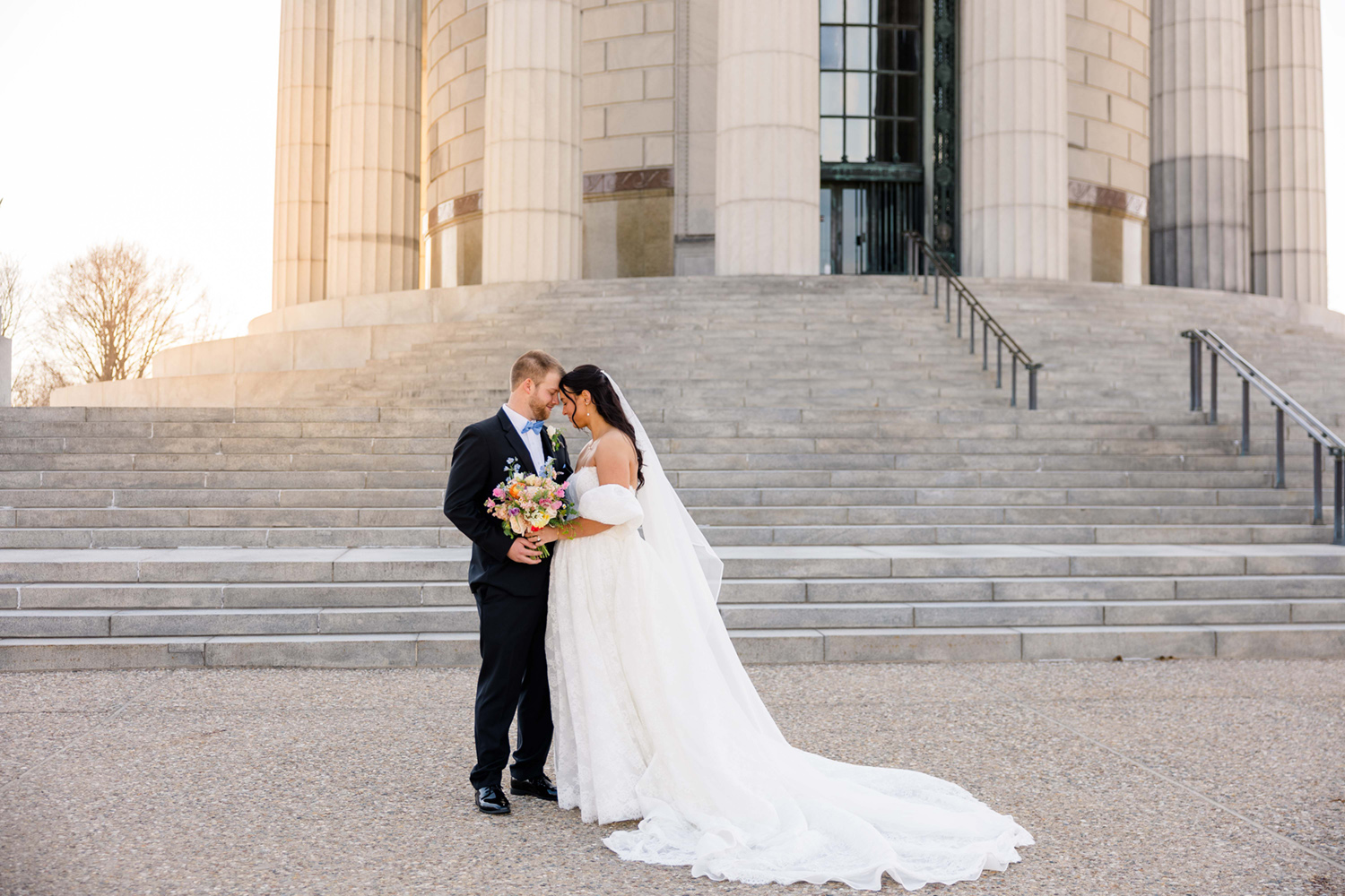 a spring wedding at grand bankquet hall
