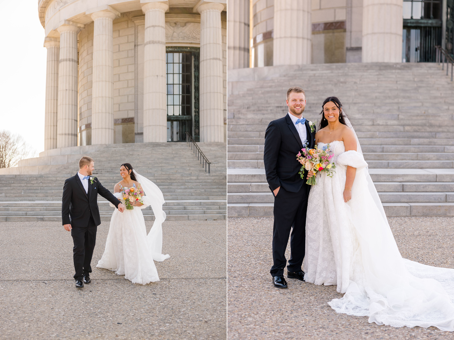 a spring wedding at grand bankquet hall