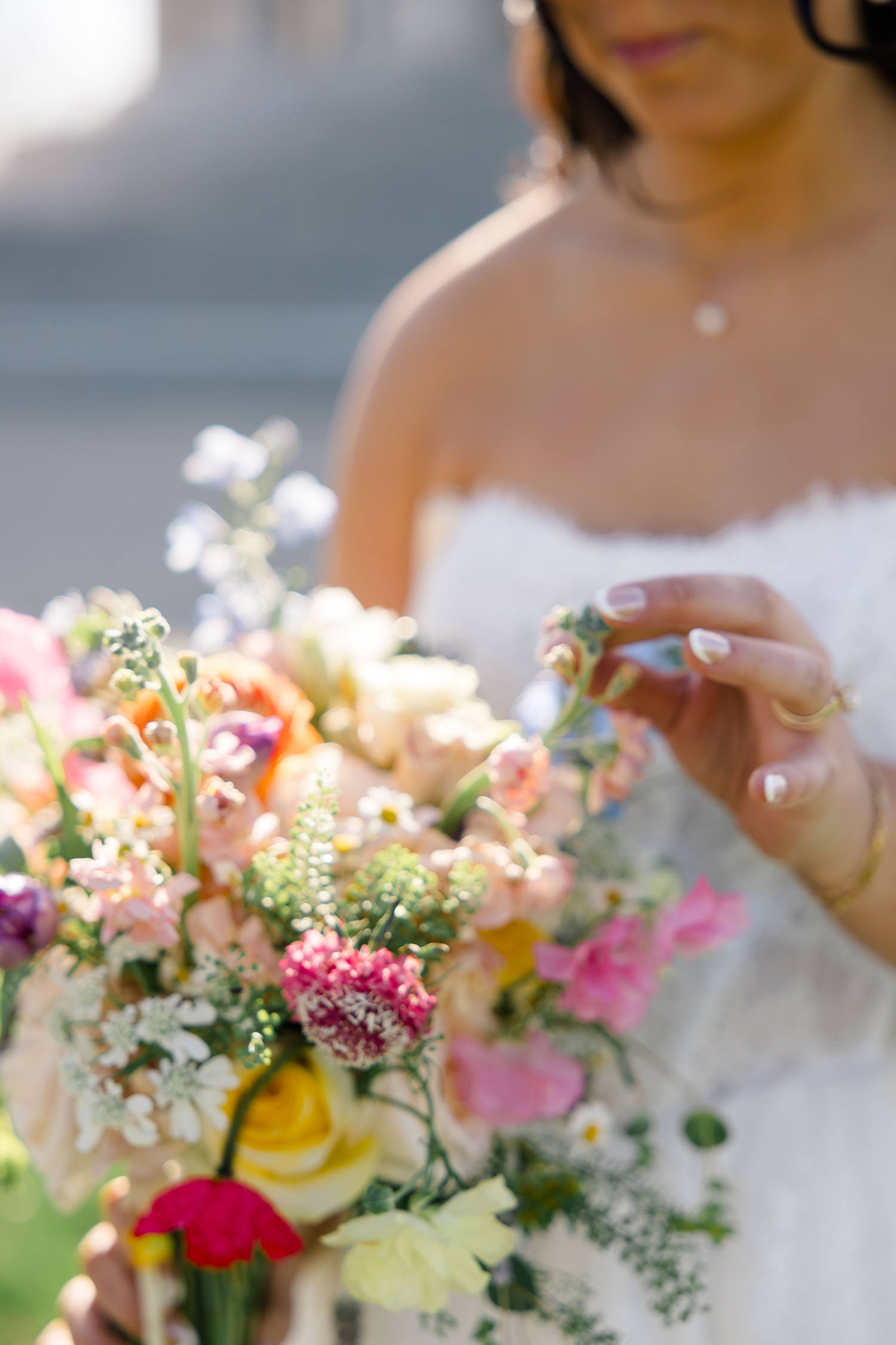 a spring wedding at grand bankquet hall