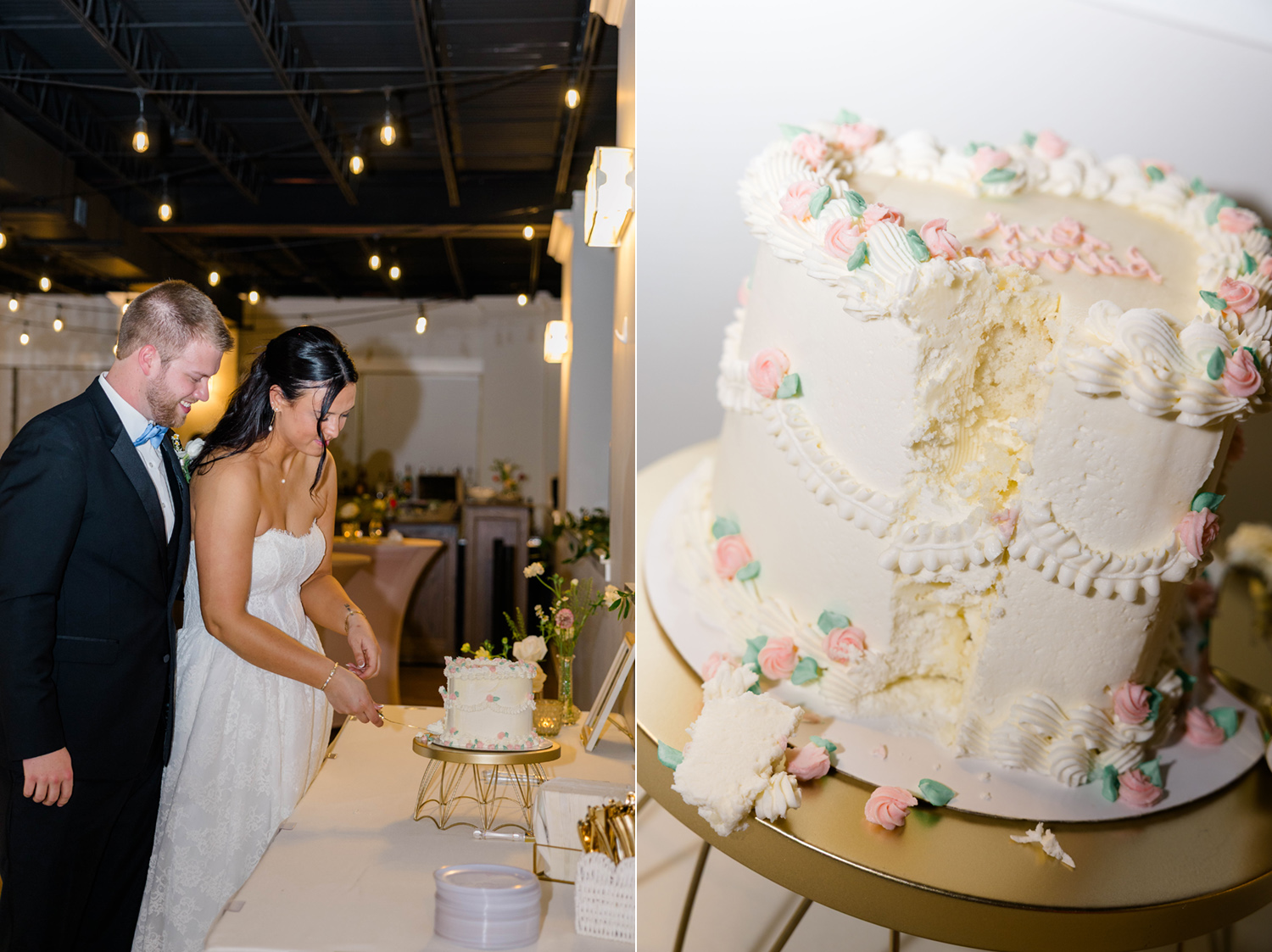 a spring wedding at grand bankquet hall