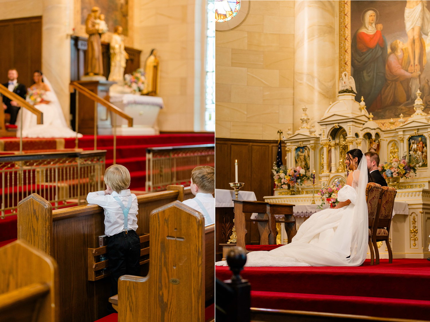 a spring wedding at grand bankquet hall