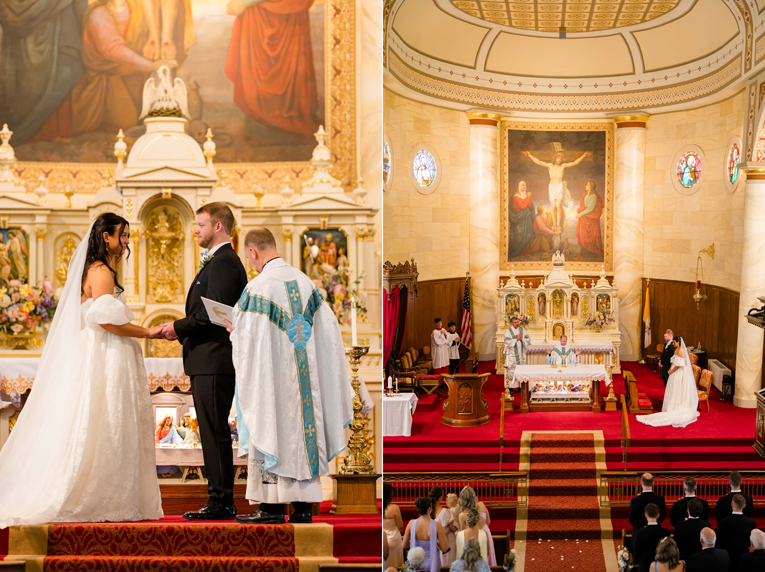 a spring wedding at grand bankquet hall