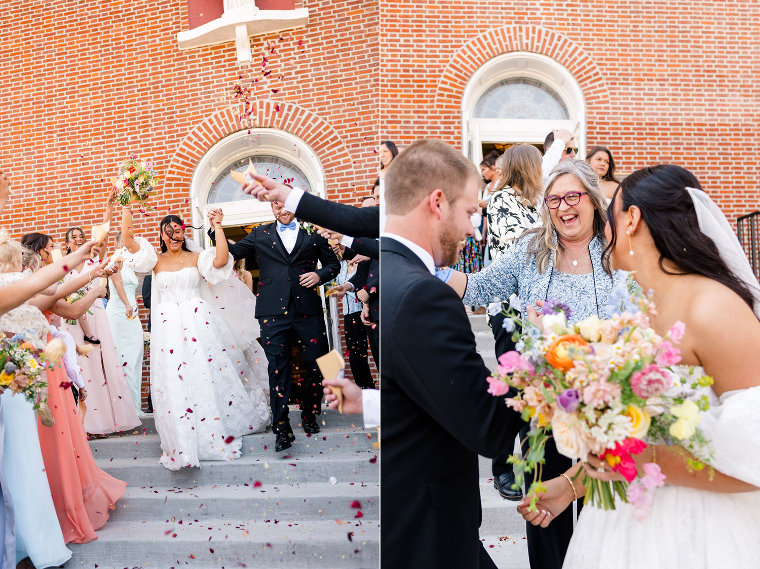 a spring wedding at grand bankquet hall