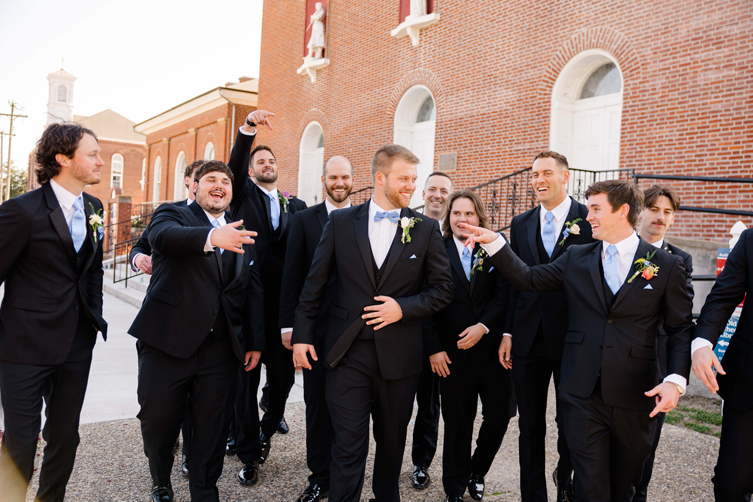 a spring wedding at grand bankquet hall