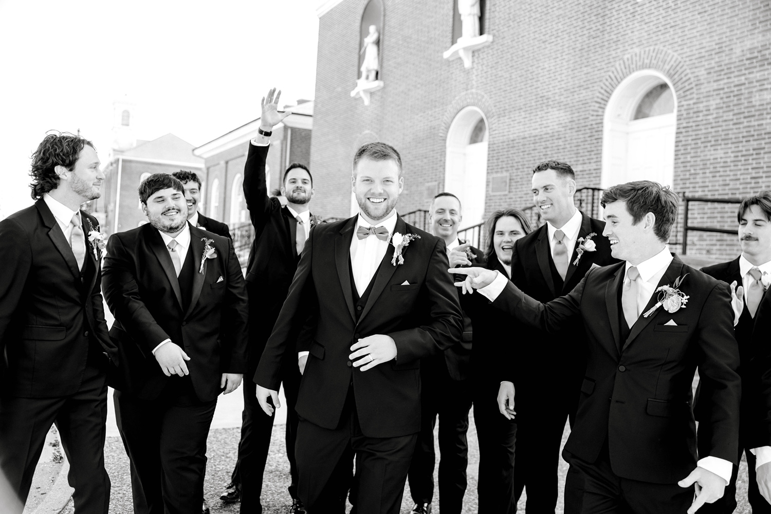 a spring wedding at grand bankquet hall