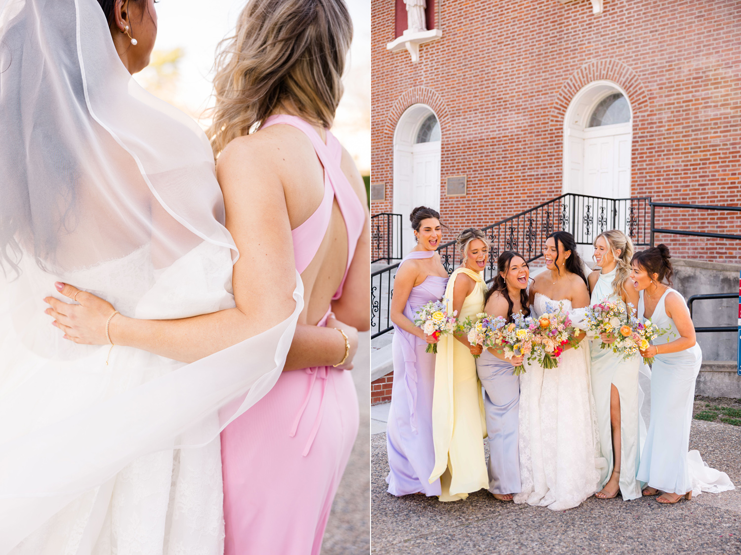 a spring wedding at grand bankquet hall
