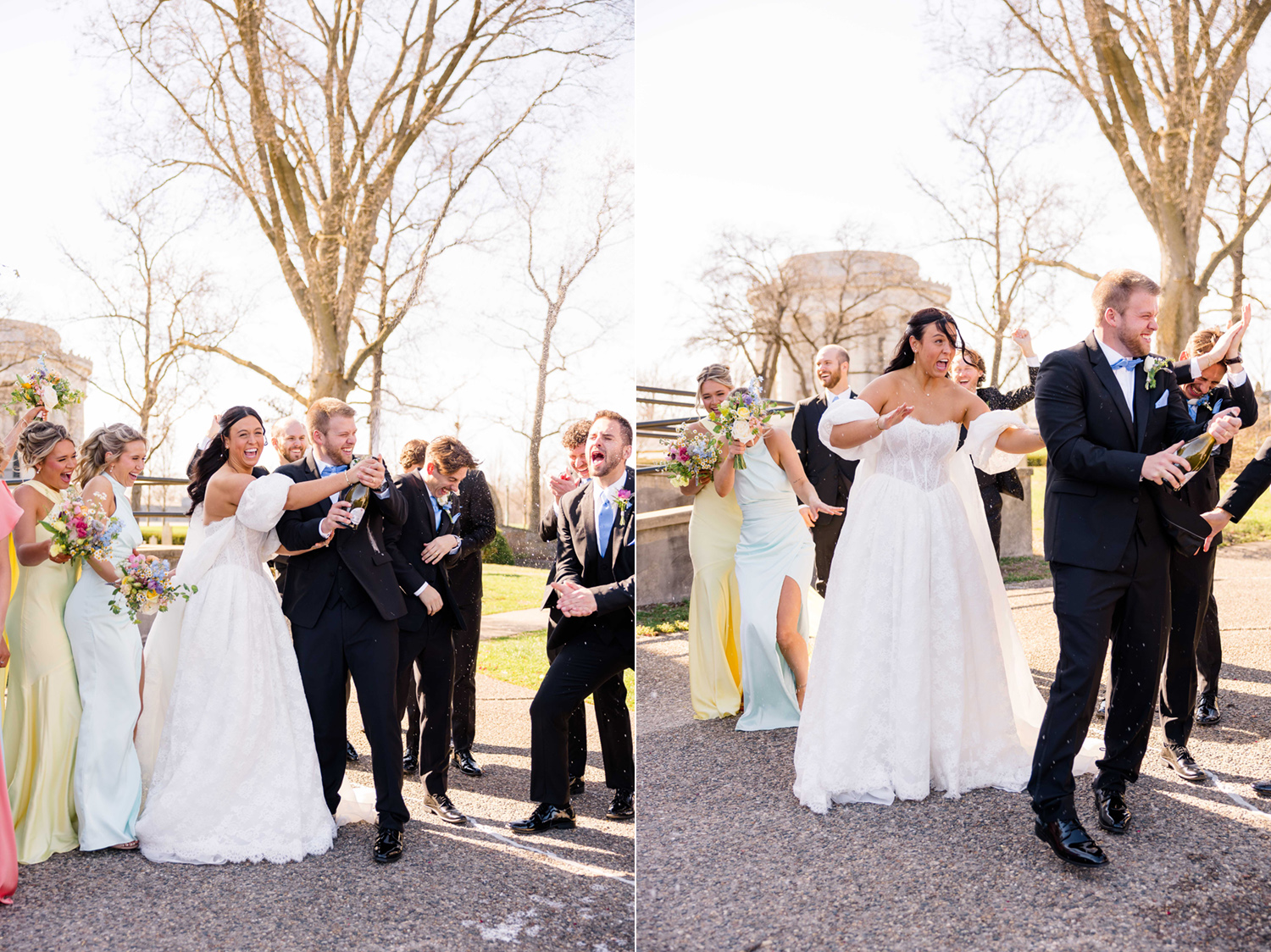 a spring wedding at grand bankquet hall