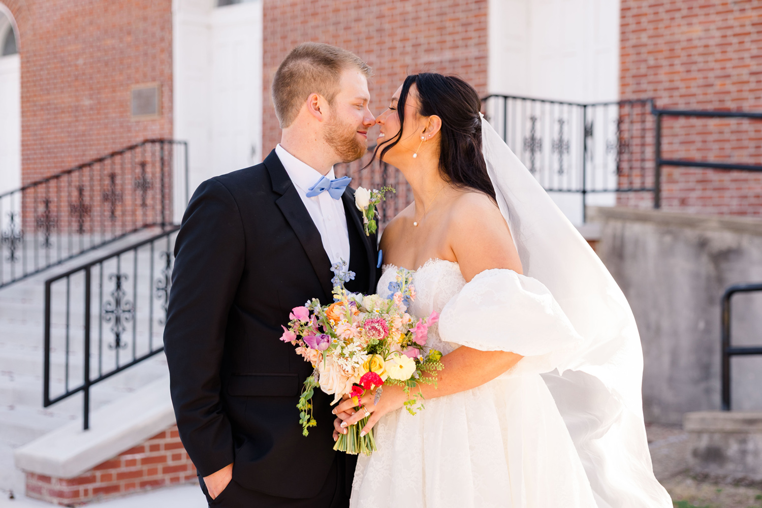 a spring wedding at grand bankquet hall