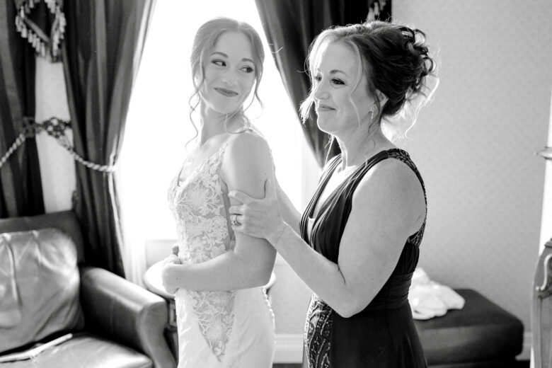 Natalie and Josh's family-focused wedding at the French Lick resort