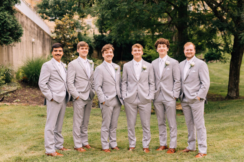 Natalie and Josh's family-focused wedding at the French Lick resort