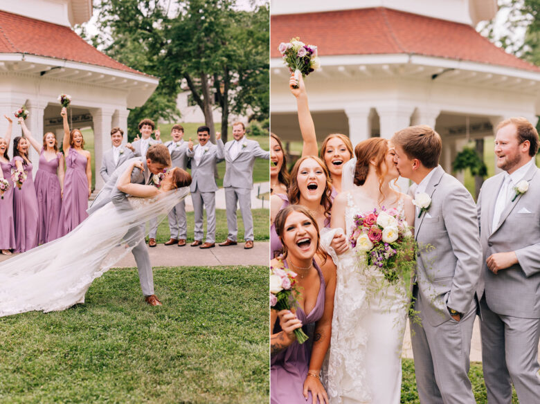 Natalie and Josh's family-focused wedding at the French Lick resort