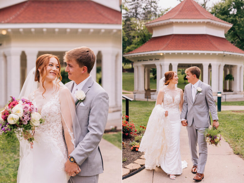 Natalie and Josh's family-focused wedding at the French Lick resort