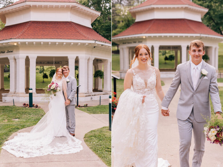 Natalie and Josh's family-focused wedding at the French Lick resort