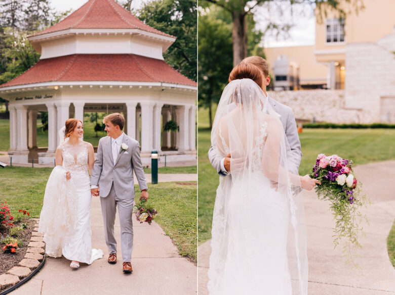 Natalie and Josh's family-focused wedding at the French Lick resort