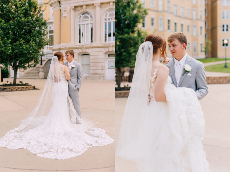 Natalie and Josh's family-focused wedding at the French Lick resort