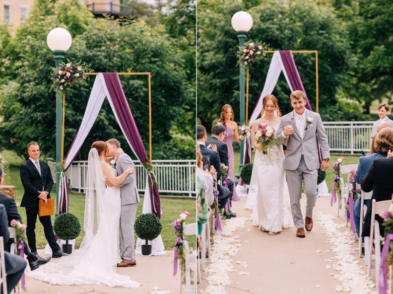 Natalie and Josh's family-focused wedding at the French Lick resort