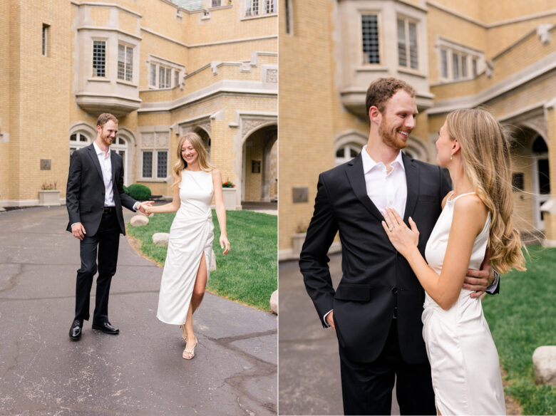 Raelyn Seth Laurel Hall Engagement session