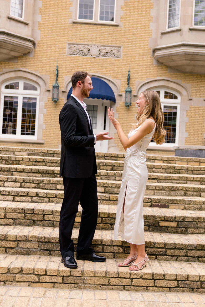 Raelyn Seth Laurel Hall Engagement session