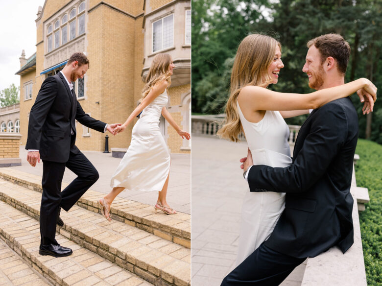 Raelyn Seth Laurel Hall Engagement session