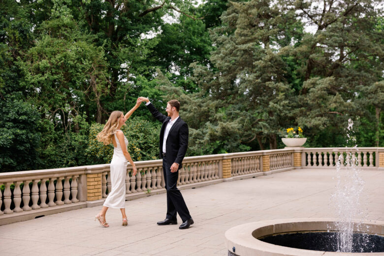 Raelyn Seth Laurel Hall Engagement session