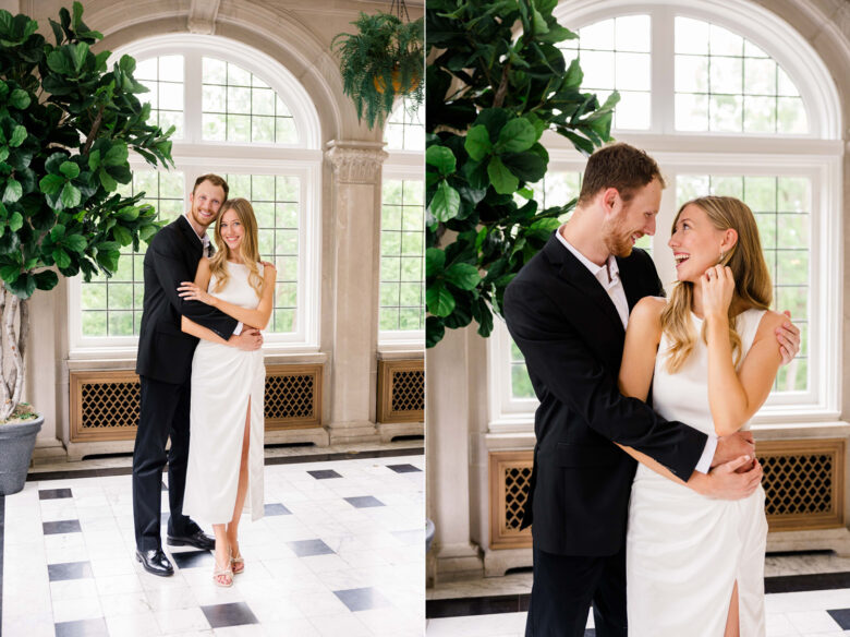 Raelyn Seth Laurel Hall Engagement session