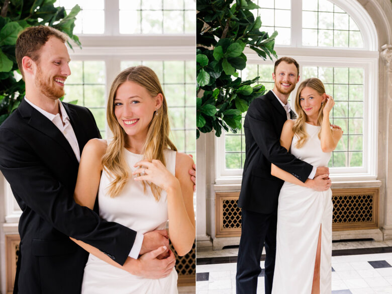 Raelyn Seth Laurel Hall Engagement session