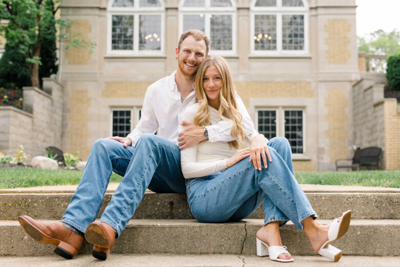 Raelyn Seth Laurel Hall Engagement session