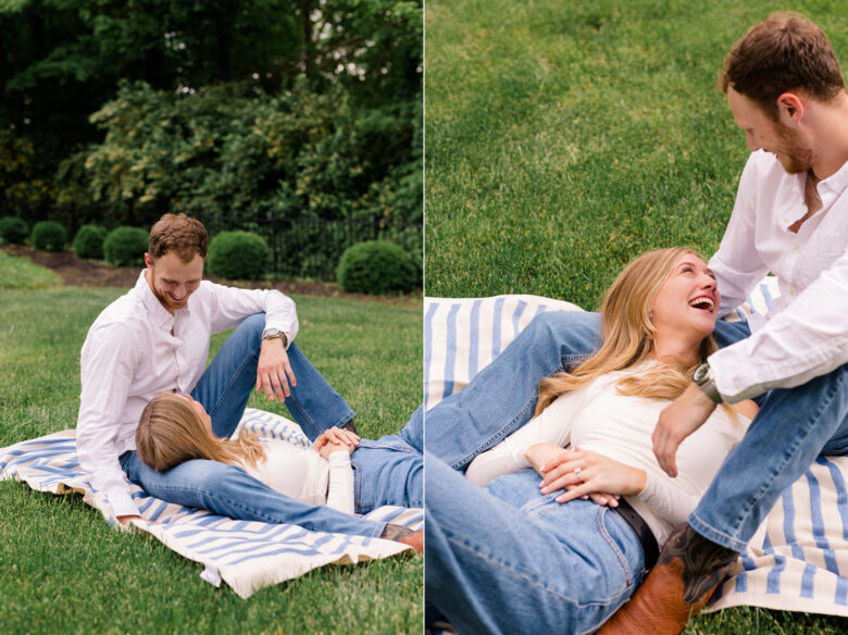 Raelyn Seth Laurel Hall Engagement session