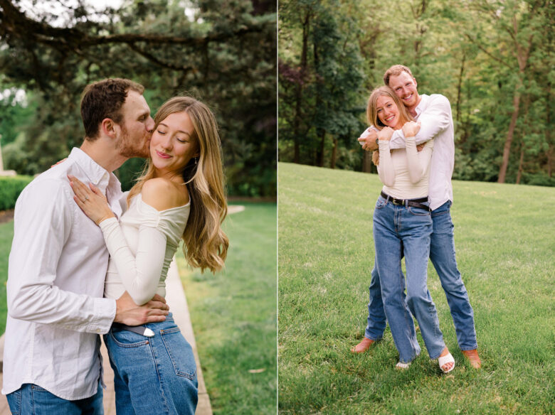 Raelyn Seth Laurel Hall Engagement session