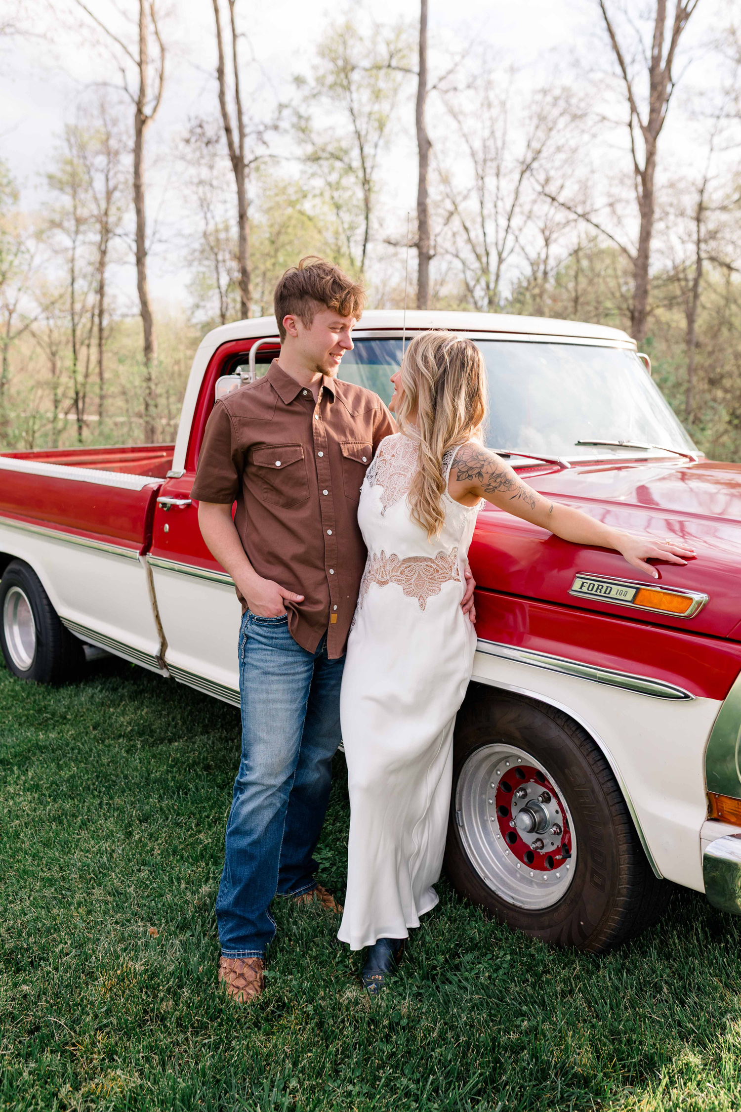 Summer and Tucker's Horse Engagement Session