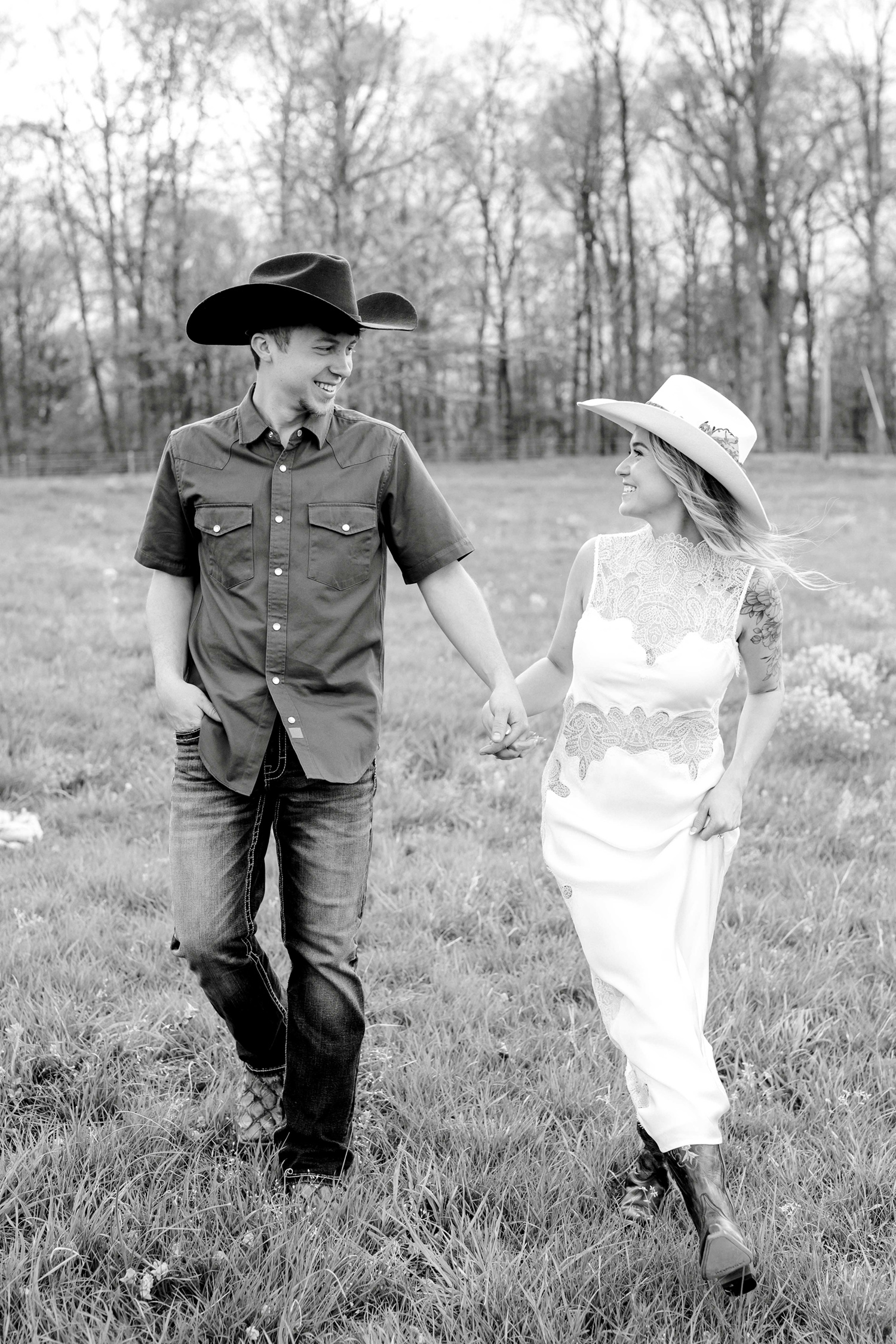 Summer and Tucker's Horse Engagement Session