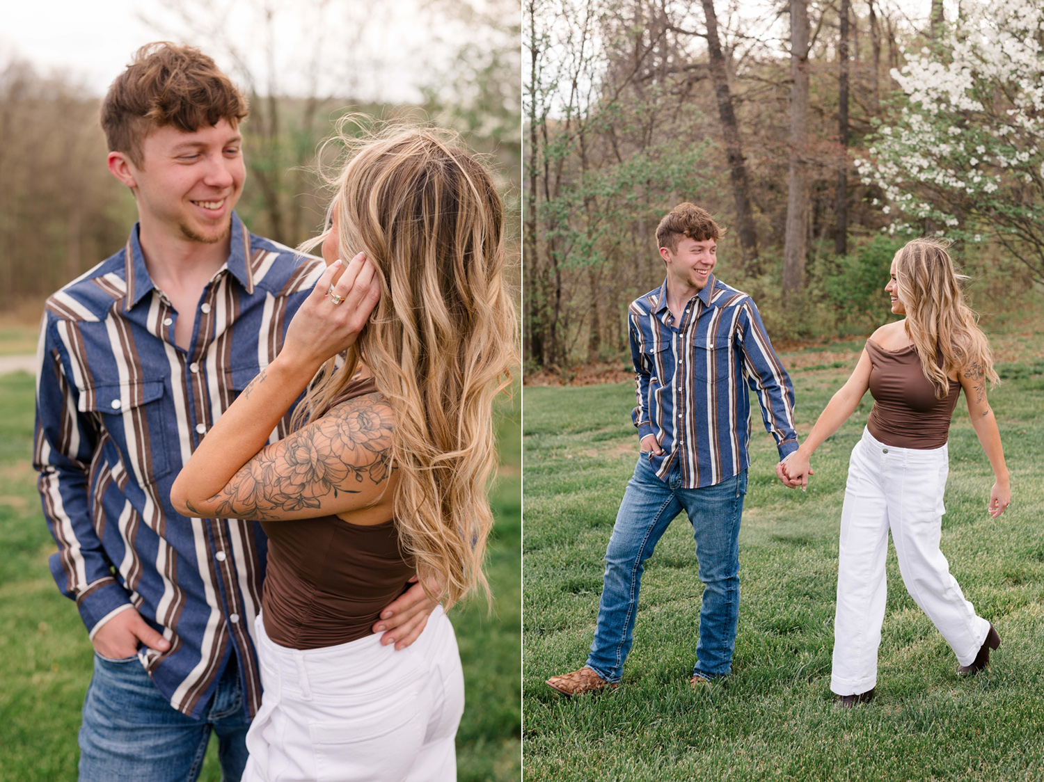 Summer and Tucker's Horse Engagement Session