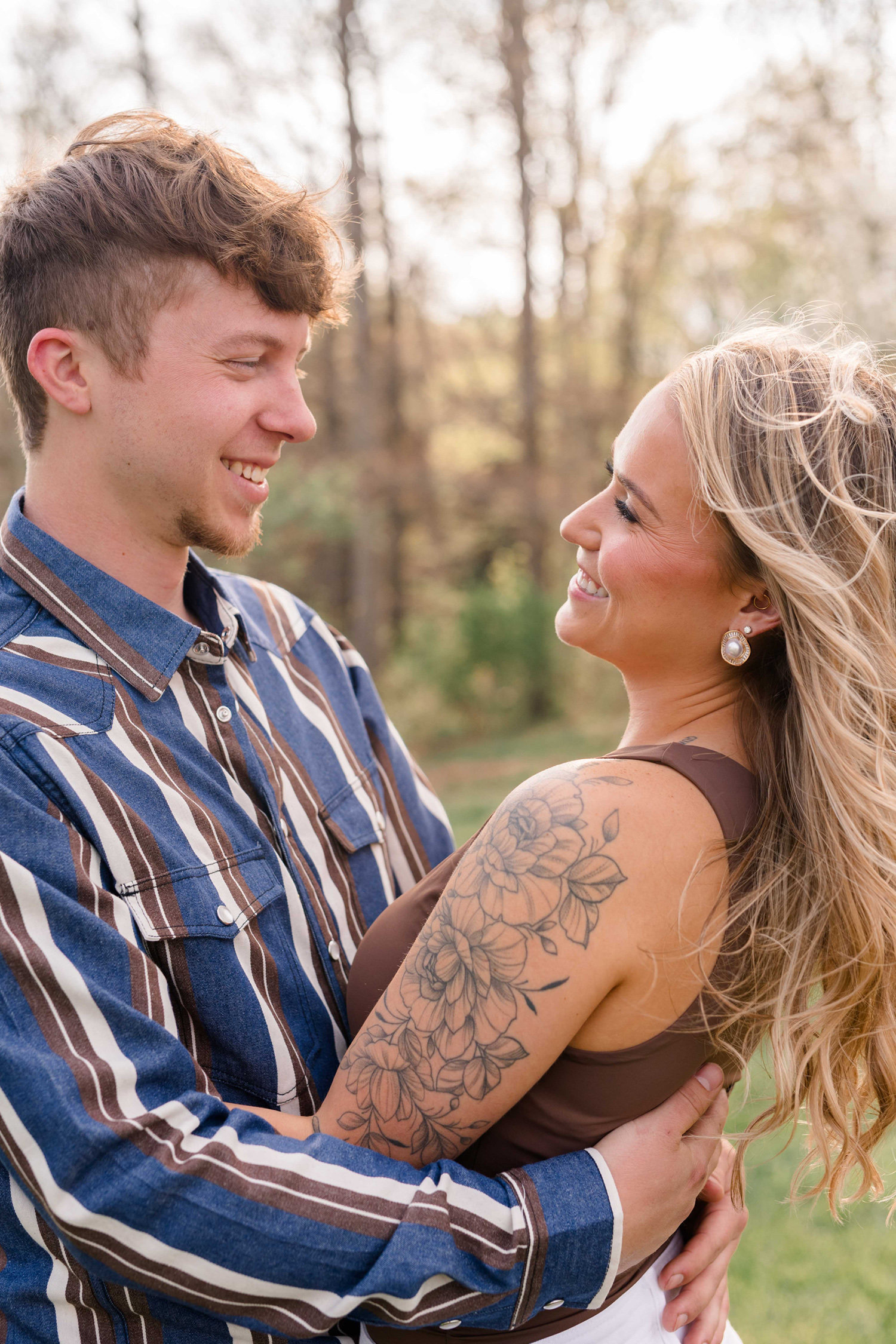 Summer and Tucker's Horse Engagement Session