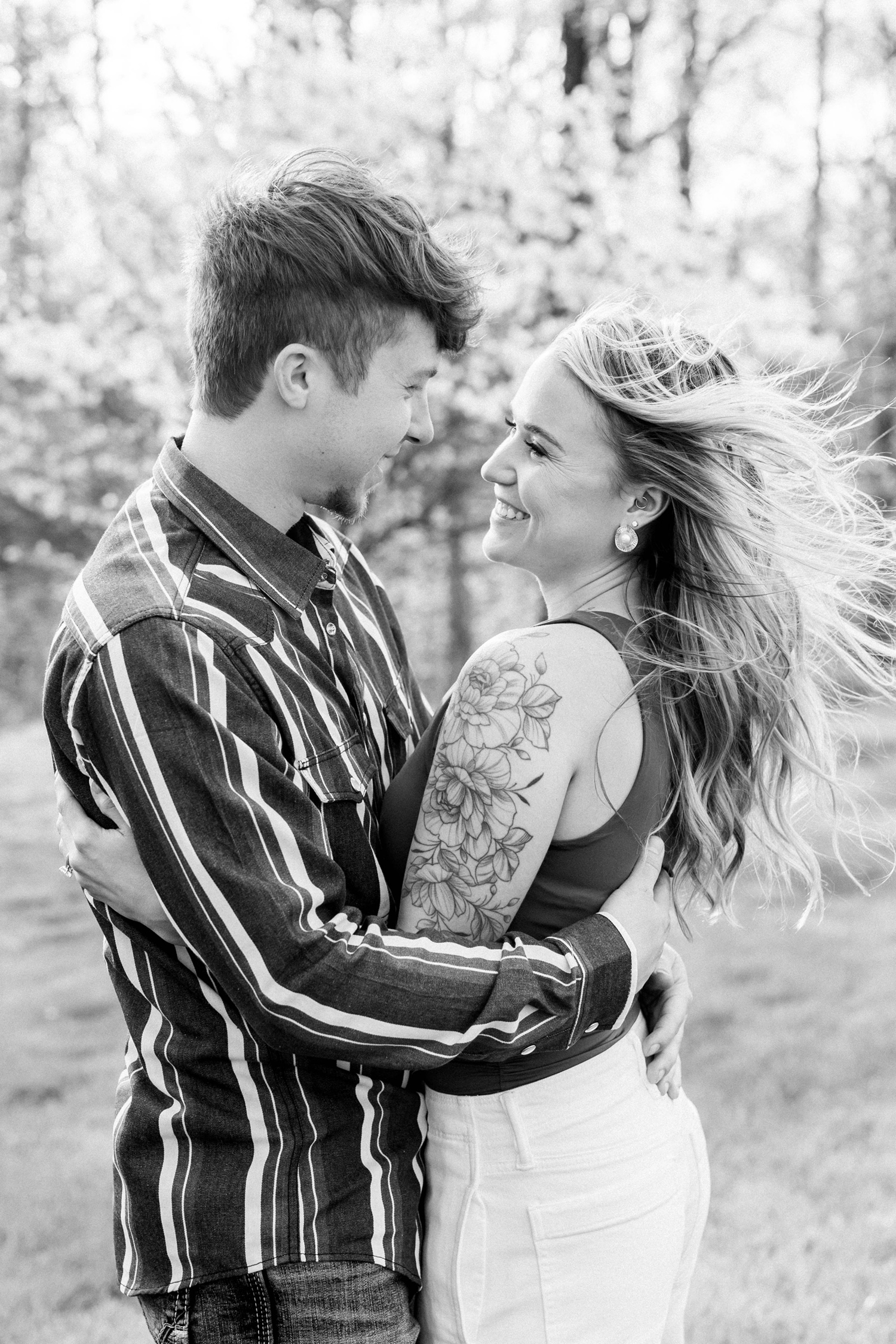 Summer and Tucker's Horse Engagement Session