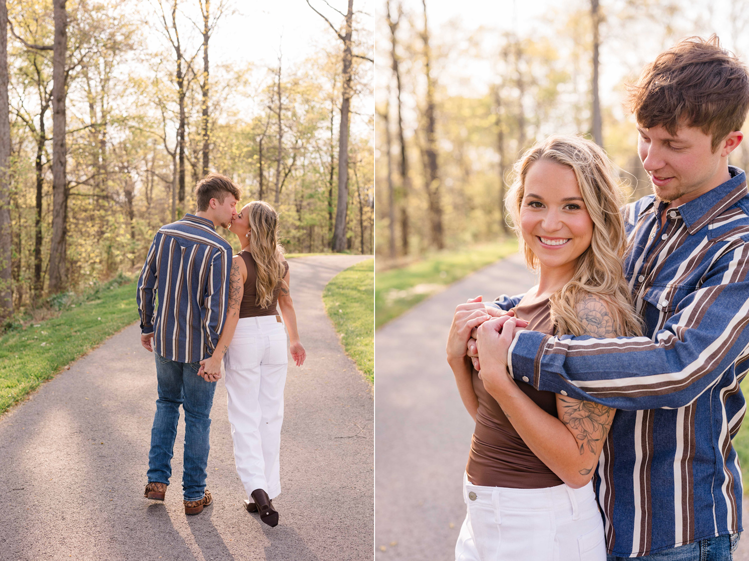 Summer and Tucker's Horse Engagement Session