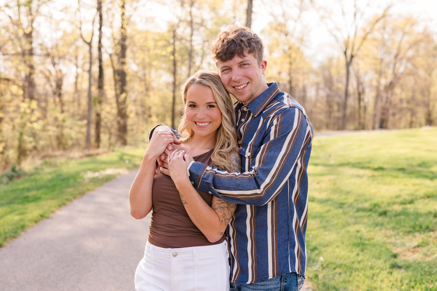 Summer and Tucker's Horse Engagement Session
