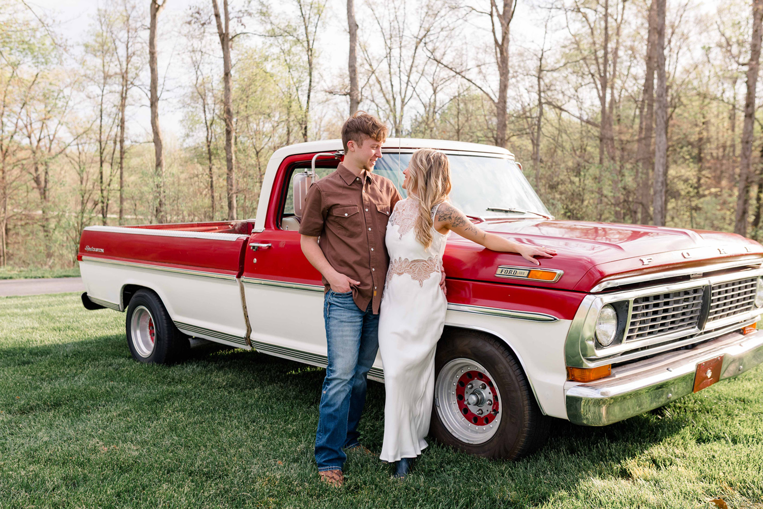 Summer and Tucker's Horse Engagement Session