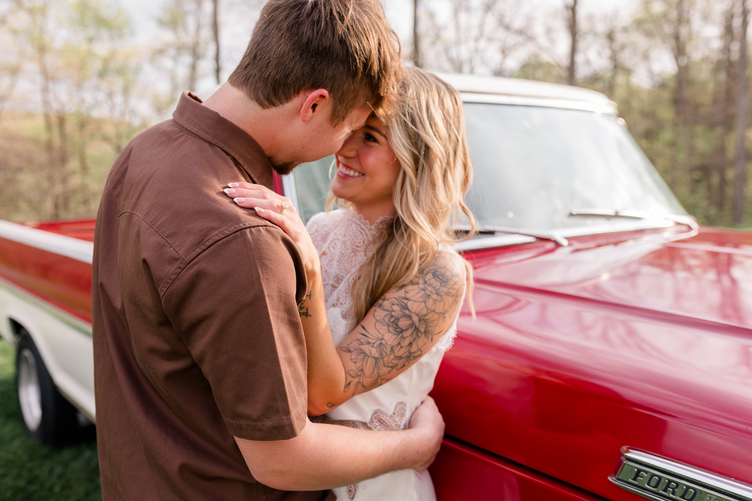 Summer and Tucker's Horse Engagement Session