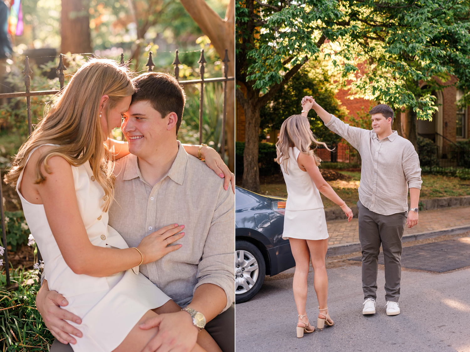 Nashville engagement session with Maria & Jack
