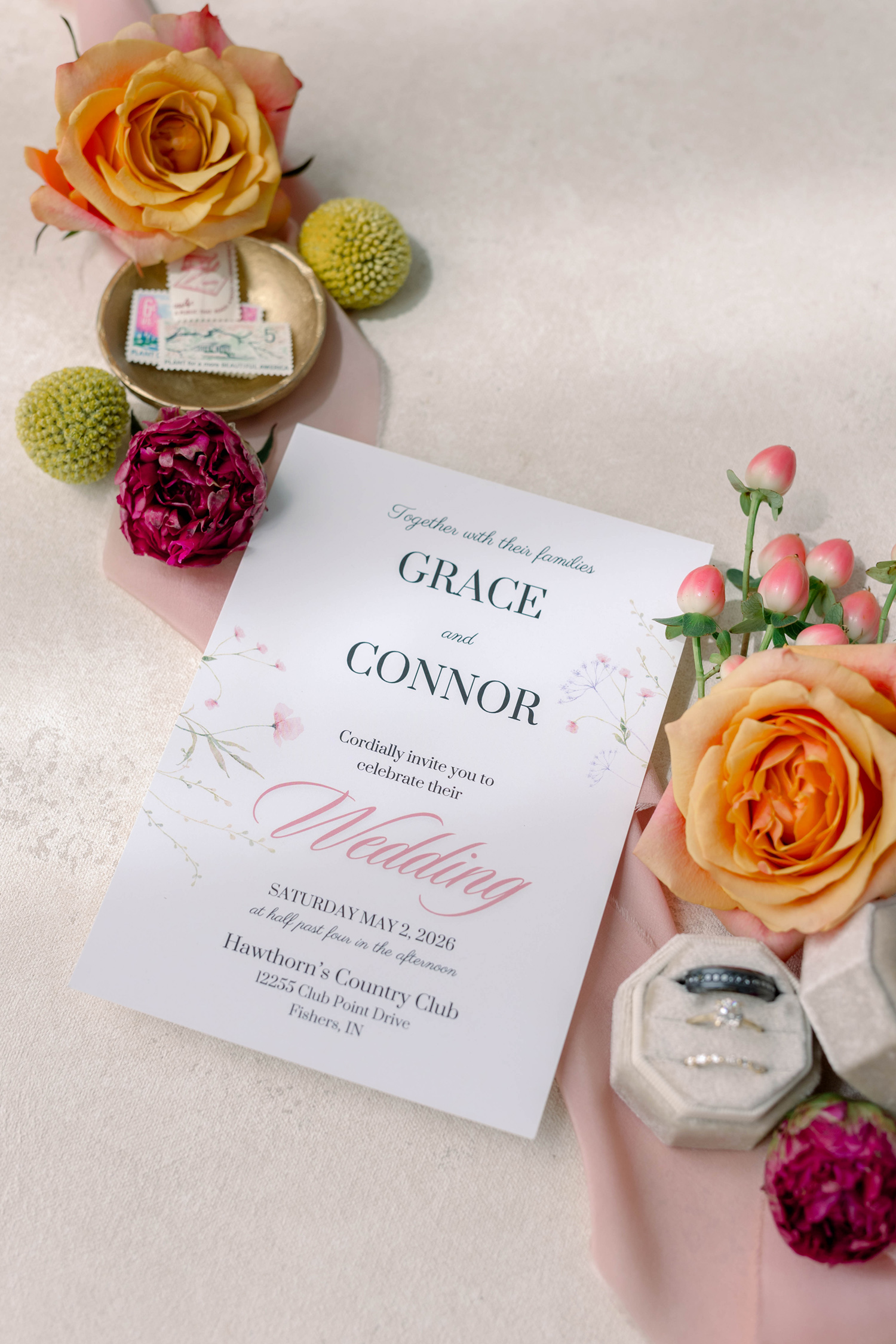 Grace Connor Hawthorns Wedding