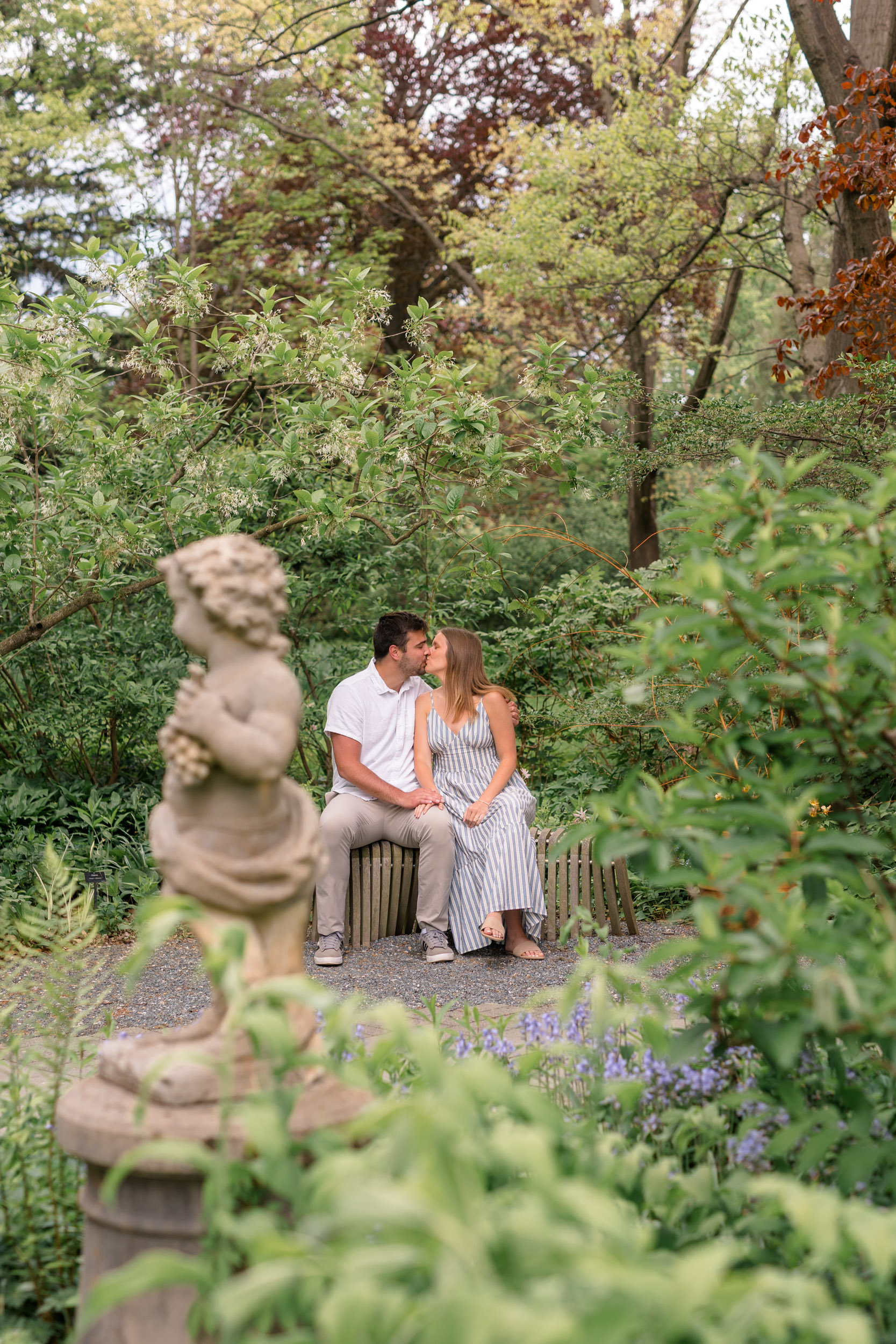 Newfields Engagement Session Mary Kate Jared