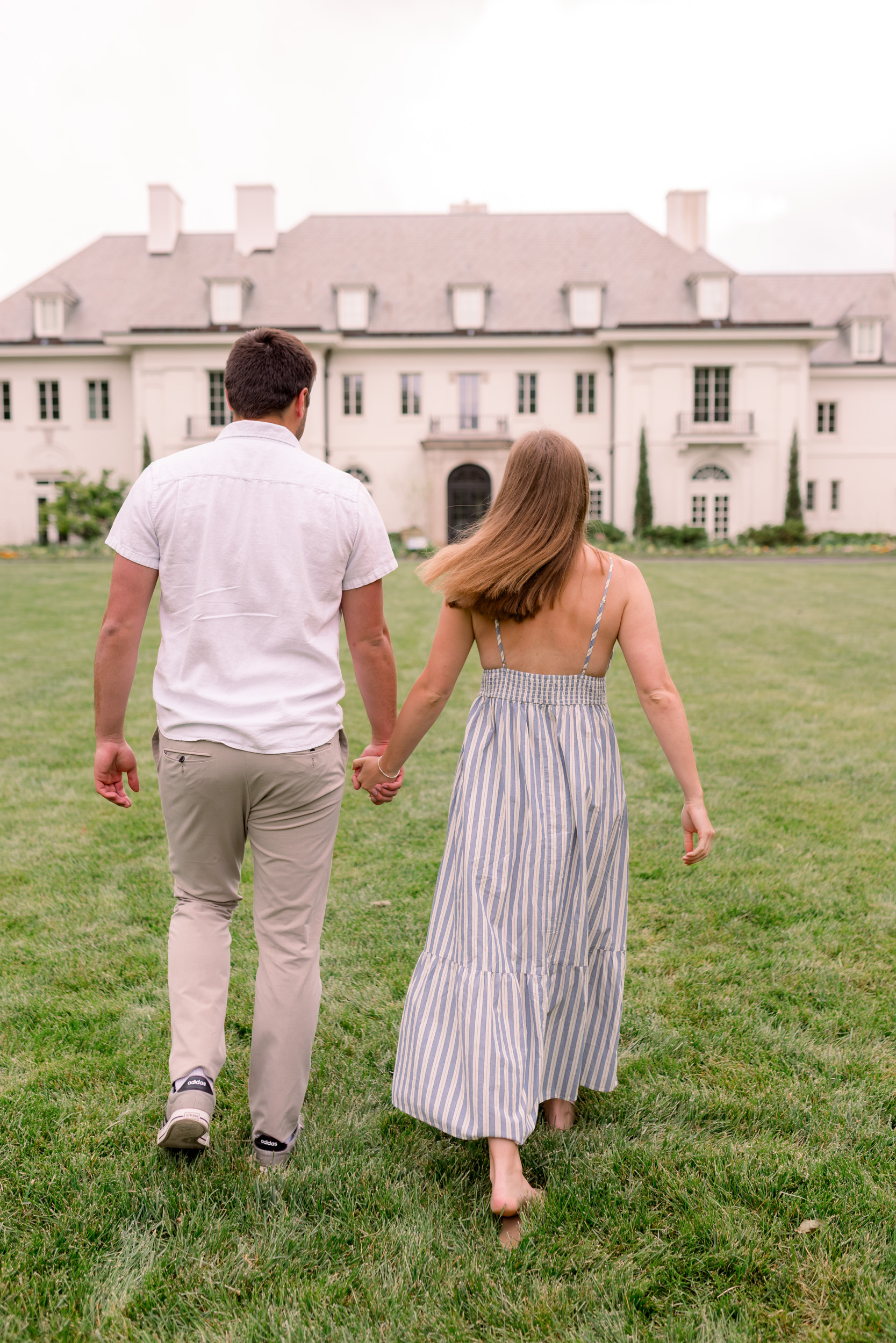 Newfields Engagement Session Mary Kate Jared
