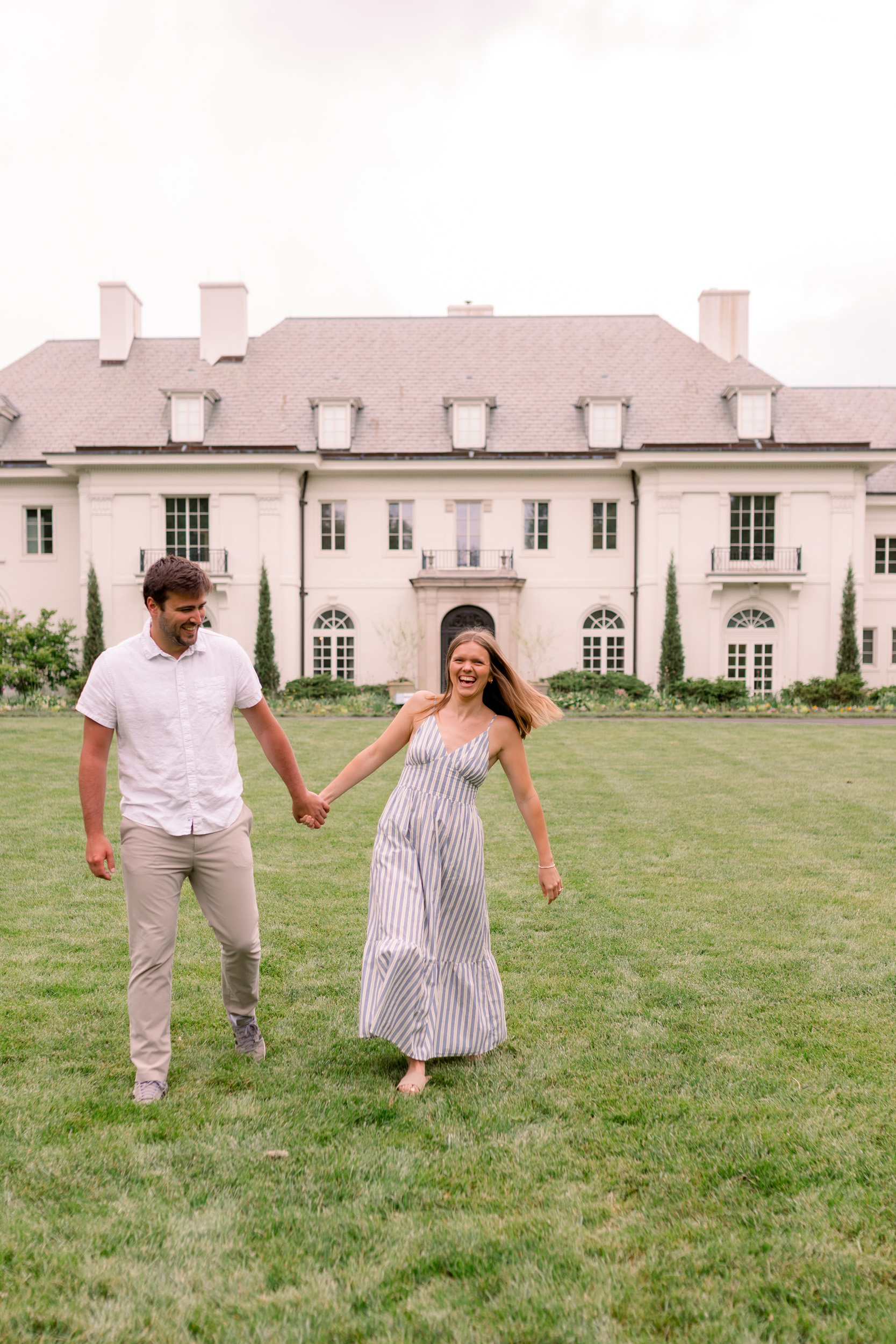 Newfields Engagement Session Mary Kate Jared