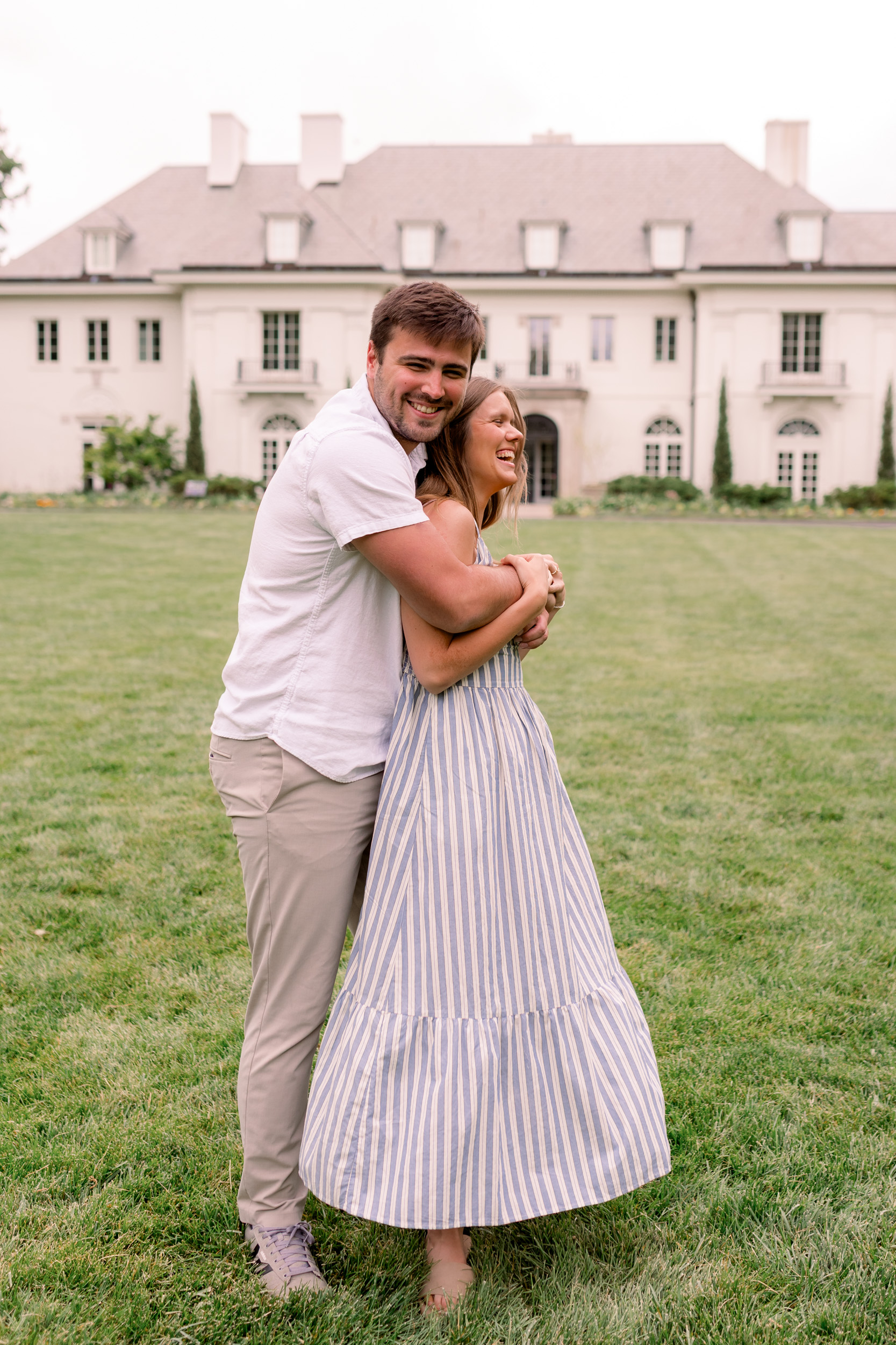 Newfields Engagement Session Mary Kate Jared