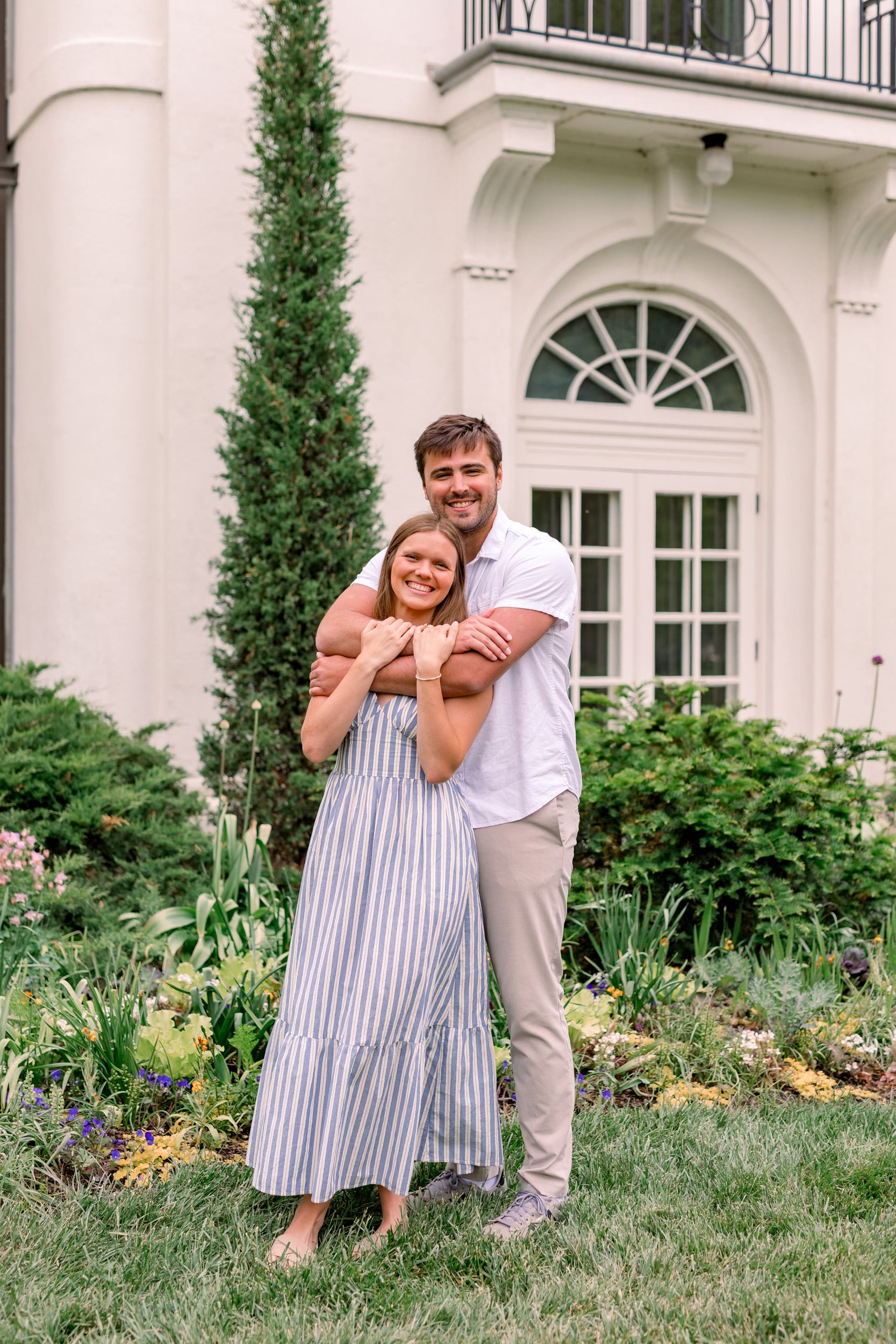 Newfields Engagement Session Mary Kate Jared