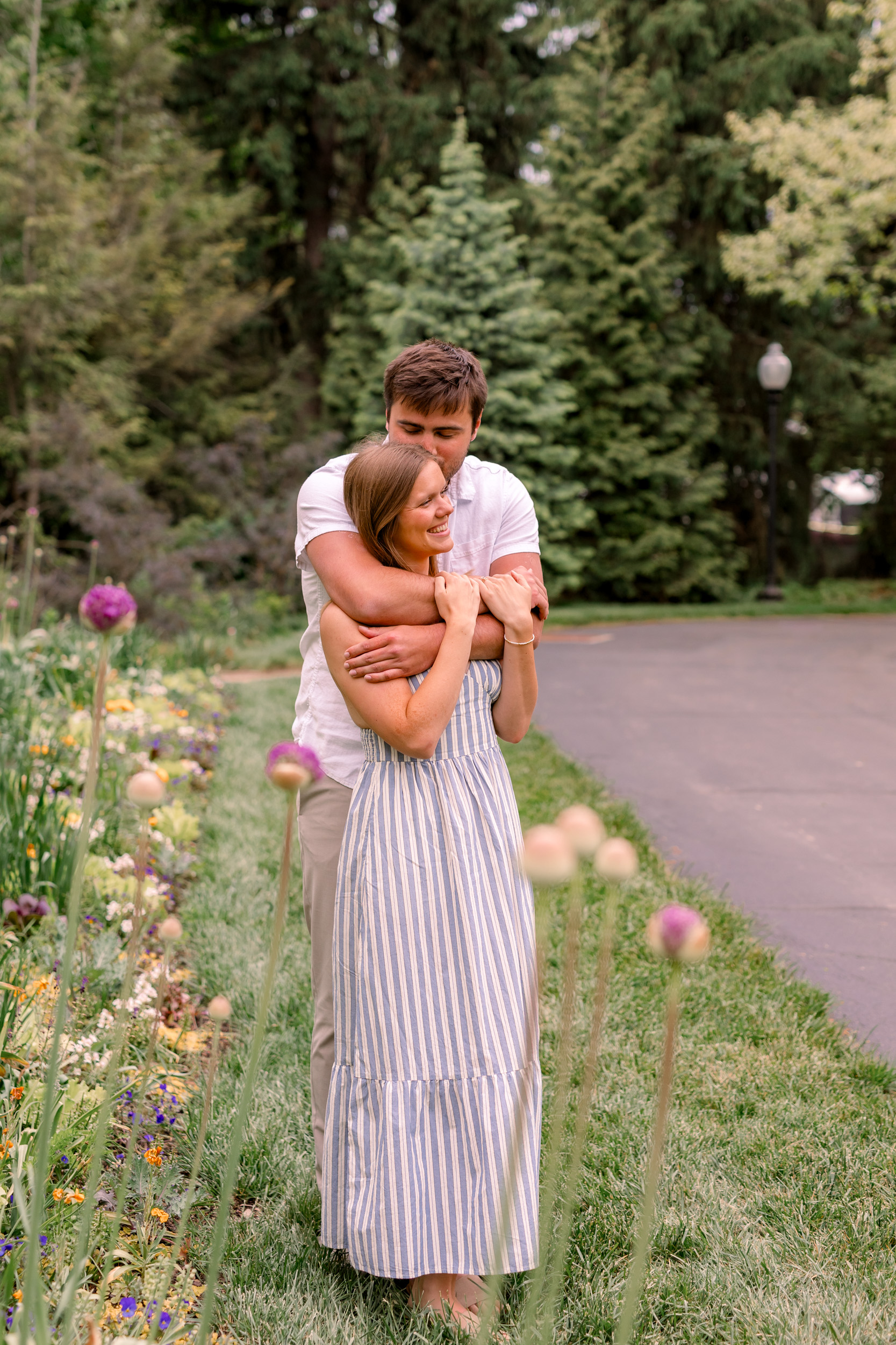 Newfields Engagement Session Mary Kate Jared