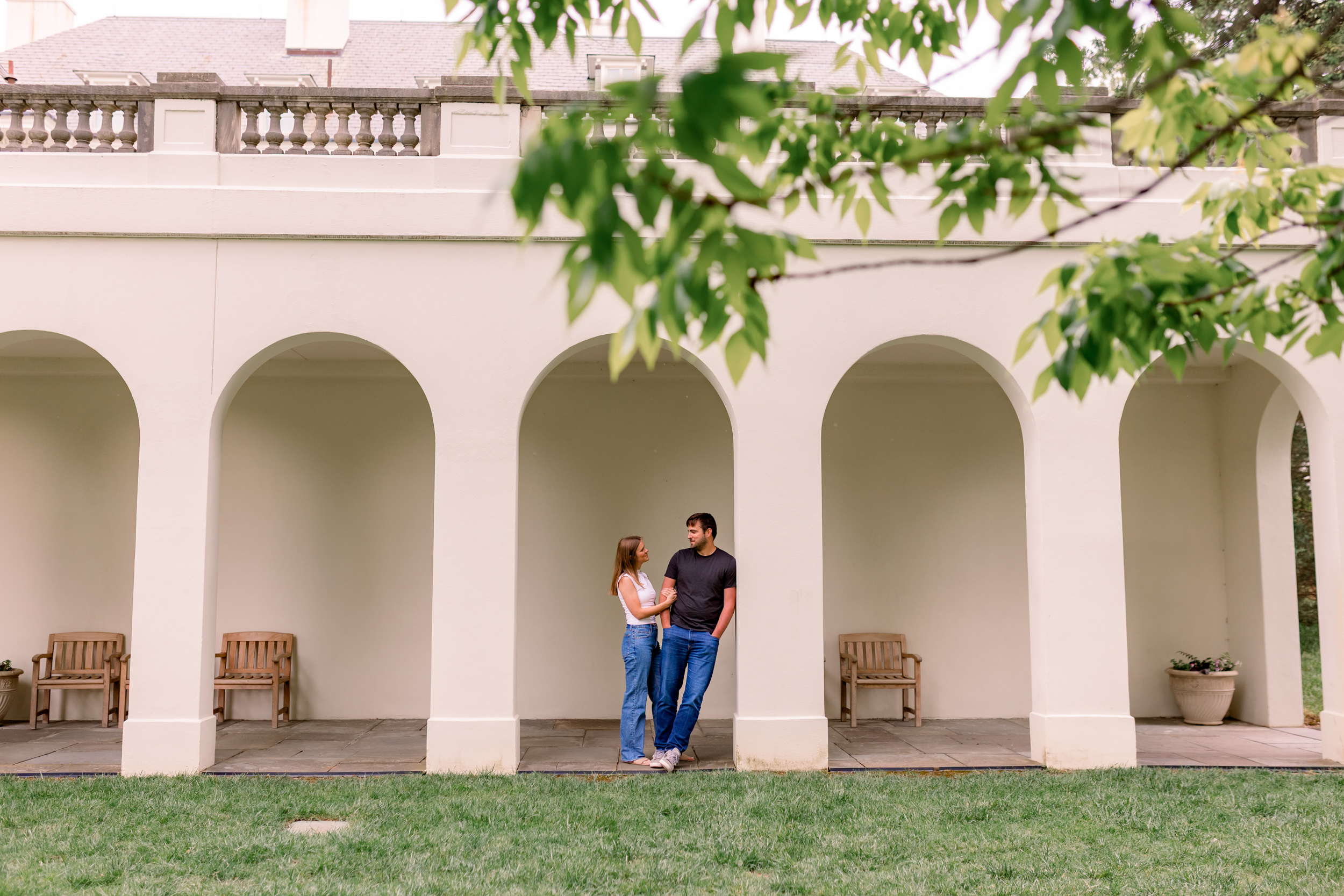 Newfields Engagement Session Mary Kate Jared